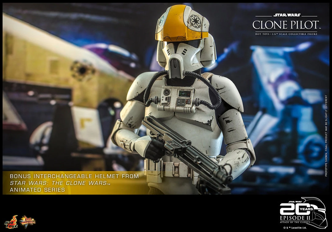 Hot Toys 1/6 Scale Figure - Clone Pilot (Star Wars: Episode II: Attack Of The Clones) 13 Hot Toys 1/6 Scale Figure - Clone Pilot (Star Wars: Episode II: Attack Of The Clones)