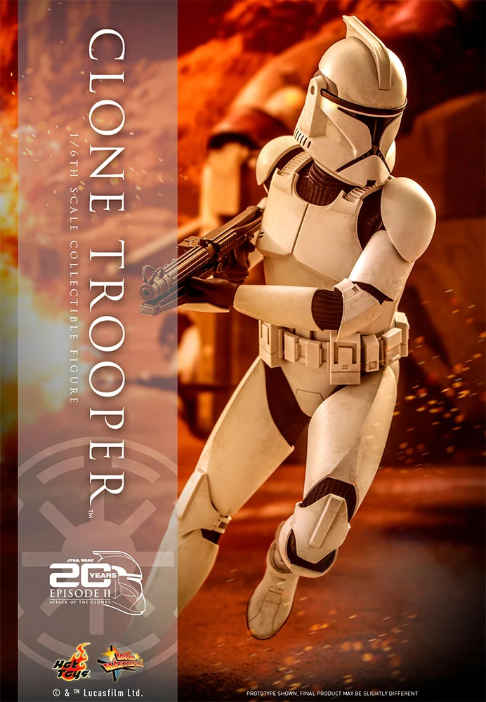 Hot Toys 1/6 Scale Figure - Clone Trooper (Star Wars: Episode II: Attack Of The Clones) 7 Hot Toys 1/6 Scale Figure - Clone Trooper (Star Wars: Episode II: Attack Of The Clones)