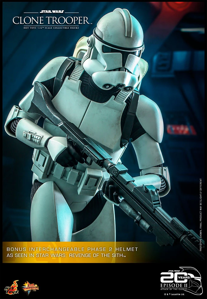 Hot Toys 1/6 Scale Figure - Clone Trooper (Star Wars: Episode II: Attack Of The Clones) 11 Hot Toys 1/6 Scale Figure - Clone Trooper (Star Wars: Episode II: Attack Of The Clones)