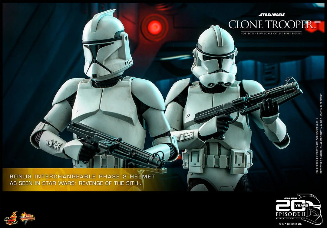 Hot Toys 1/6 Scale Figure - Clone Trooper (Star Wars: Episode II: Attack Of The Clones) 12 Hot Toys 1/6 Scale Figure - Clone Trooper (Star Wars: Episode II: Attack Of The Clones)