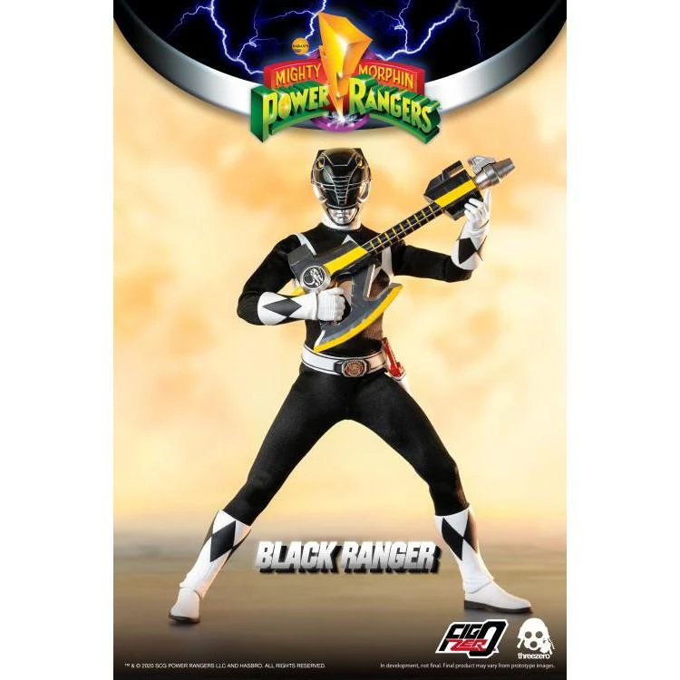 Threezero 1/6 Scale Figure - Mighty Morphin Power Rangers - Black Ranger 3 Threezero 1/6 Scale Figure - Mighty Morphin Power Rangers - Black Ranger