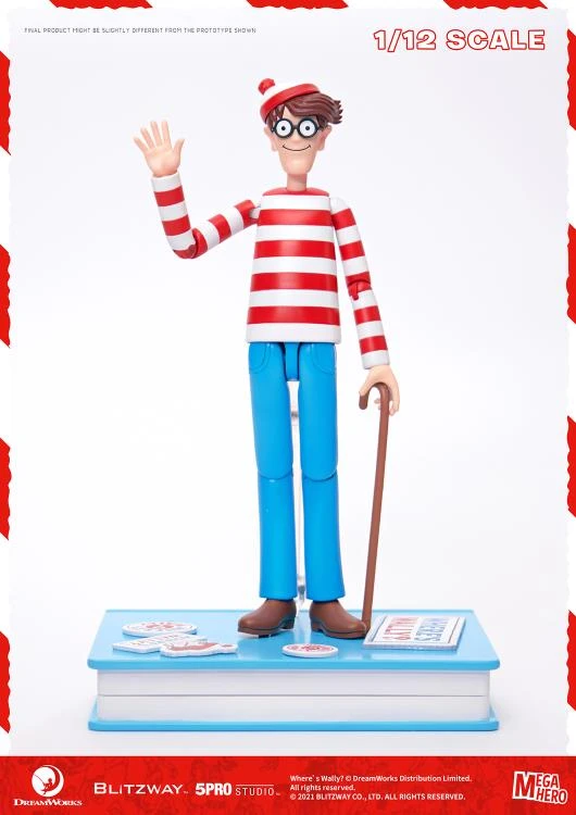 Blitzway Where's Waldo? MEGAHERO Waldo 1/12 Scale Figure 7 Blitzway Where's Waldo? MEGAHERO Waldo 1/12 Scale Figure