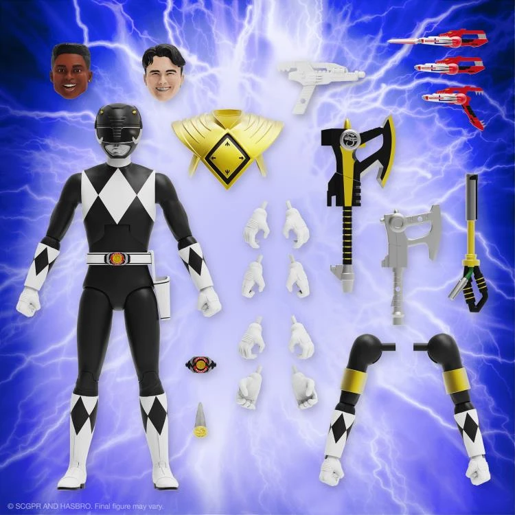 Super 7 Mighty Morphin Power Rangers Ultimates Black Ranger Pre-Orders 4 Super 7 Mighty Morphin Power Rangers Ultimates Black Ranger Pre-Orders