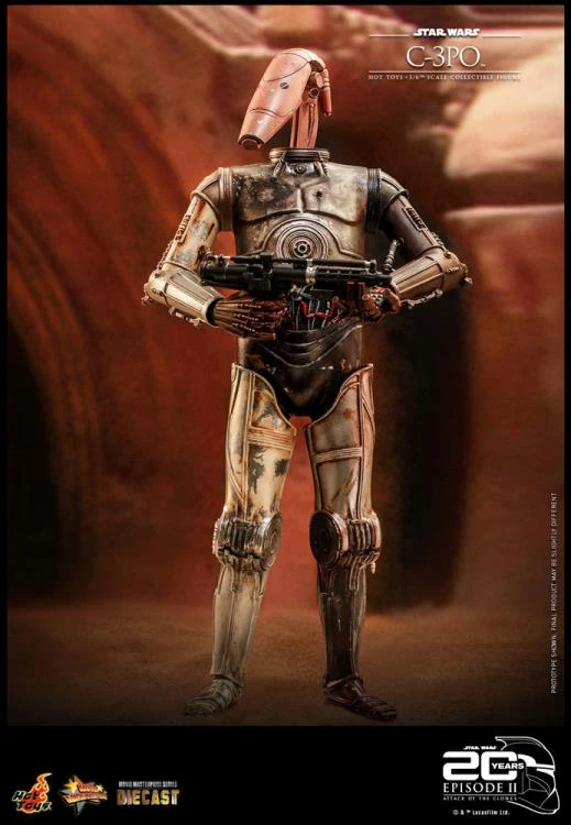 Pre-Orders Hot Toys Movie Masterpiece Series - Star Wars Episode II: Attack Of The Clones - C-3PO 17 Pre-Orders Hot Toys Movie Masterpiece Series - Star Wars Episode II: Attack Of The Clones - C-3PO