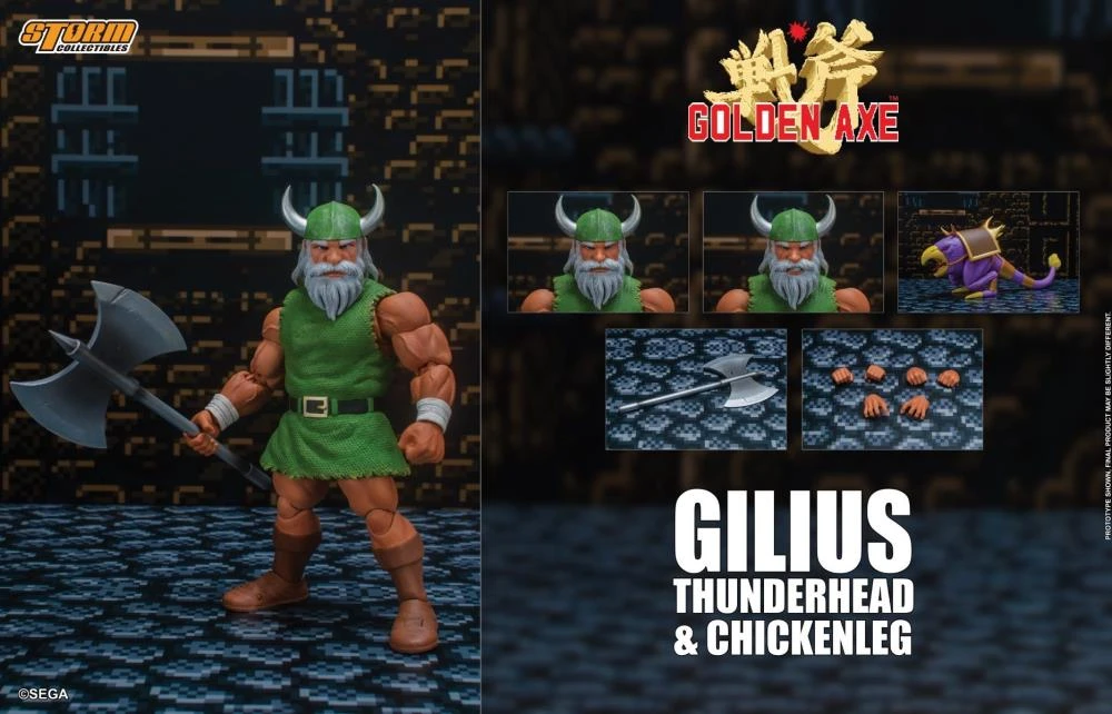 Storm Collectibles Golden Axe Gilius Thunderhead & Chickenleg 1/12 Scale Figure Set New Arrivals 19 Storm Collectibles Golden Axe Gilius Thunderhead & Chickenleg 1/12 Scale Figure Set New Arrivals