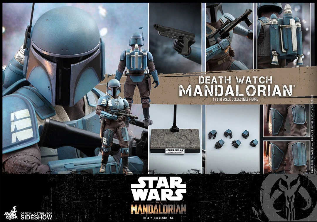 Star Wars Hot Toys 1/6 Scale Television Masterpiece Series - Death Watch Mandalorian (The Mandalorian) 16 Star Wars Hot Toys 1/6 Scale Television Masterpiece Series - Death Watch Mandalorian (The Mandalorian)