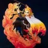 Bandai Demon Slayer: Kimetsu No Yaiba FiguartsZERO Kyojuro Rengoku - Flame Breathing Ver. Anime