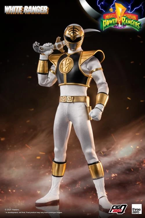 ThreeZero 1/6 Scale Figure - Mighty Morphin Power Rangers - White Ranger 14 ThreeZero 1/6 Scale Figure - Mighty Morphin Power Rangers - White Ranger