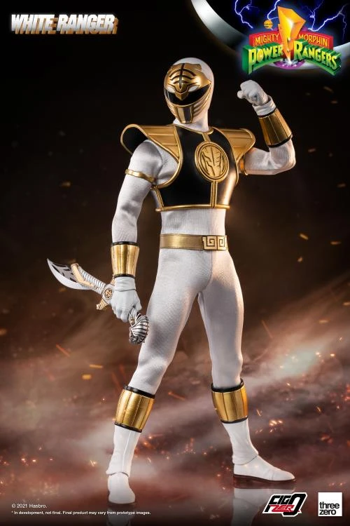 ThreeZero 1/6 Scale Figure - Mighty Morphin Power Rangers - White Ranger 13 ThreeZero 1/6 Scale Figure - Mighty Morphin Power Rangers - White Ranger