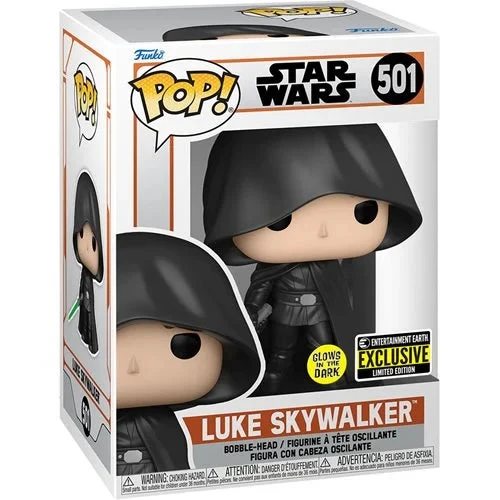 Funko Pop! - Star Wars: The Mandalorian - Luke Skywalker Glow In The Dark Exclusive 3 Funko Pop! - Star Wars: The Mandalorian - Luke Skywalker Glow In The Dark Exclusive