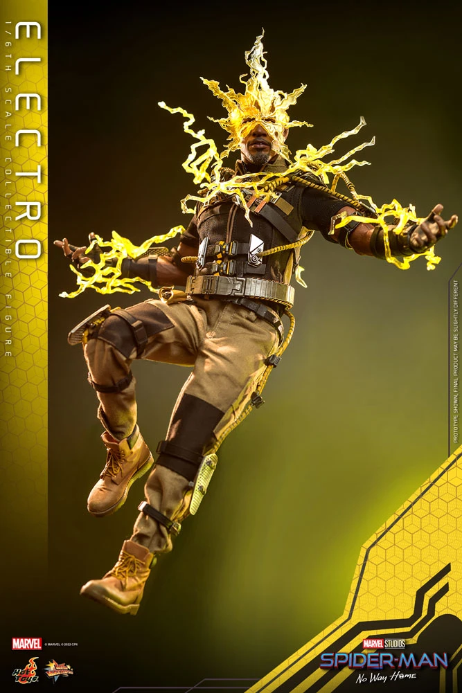 Pre-Orders Hot Toys Movie Masterpiece 1/6 Scale Figure - Electro (Spider-Man: No Way Home) 7 Pre-Orders Hot Toys Movie Masterpiece 1/6 Scale Figure - Electro (Spider-Man: No Way Home)