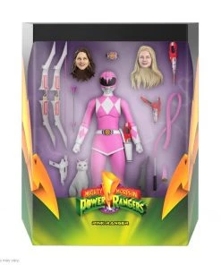 Super 7 Mighty Morphin Power Rangers Ultimates Pink Ranger