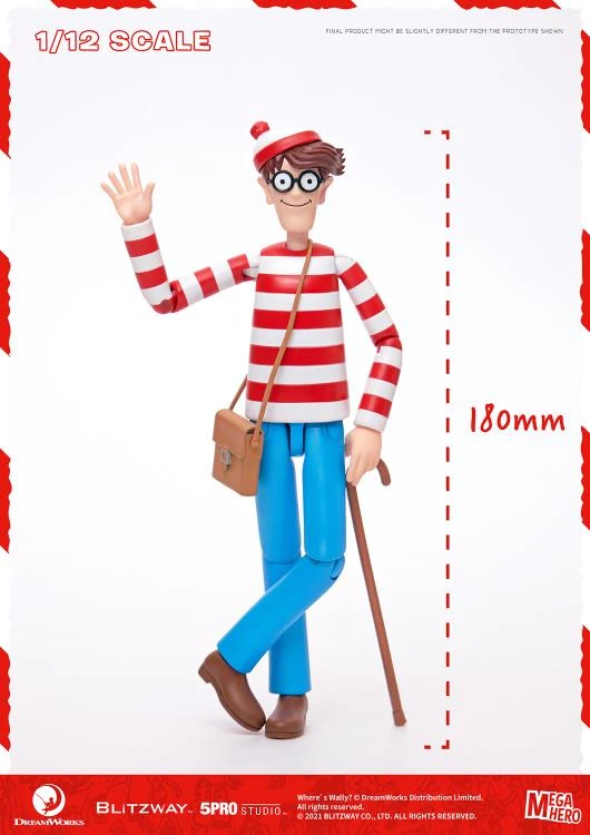 Blitzway Where's Waldo? MEGAHERO Waldo 1/12 Scale Figure 11 Blitzway Where's Waldo? MEGAHERO Waldo 1/12 Scale Figure