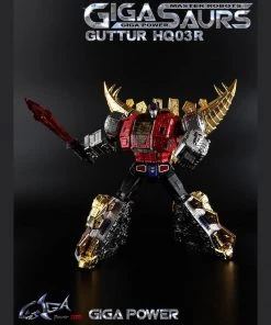 Transformers GigaPower Gigasaur HQ03R Guttur - Chrome Version