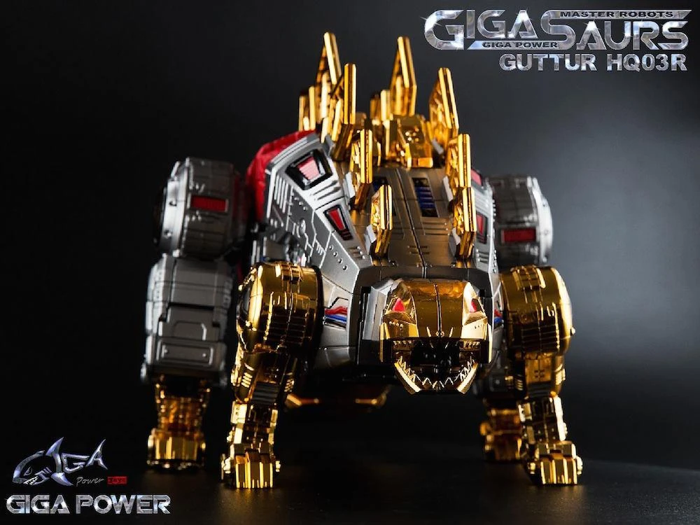 Transformers GigaPower Gigasaur HQ03R Guttur - Chrome Version 12 Transformers GigaPower Gigasaur HQ03R Guttur - Chrome Version