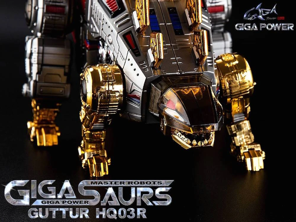 Transformers GigaPower Gigasaur HQ03R Guttur - Chrome Version 13 Transformers GigaPower Gigasaur HQ03R Guttur - Chrome Version