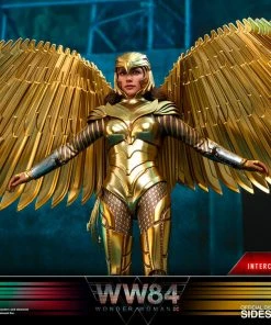 New Arrivals Hot Toys Movie Masterpiece 1/6 Scale Figure - Golden Armor Wonder Woman (Deluxe Version)