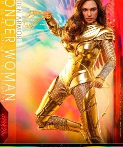 New Arrivals Hot Toys Movie Masterpiece 1/6 Scale Figure - Golden Armor Wonder Woman (Deluxe Version)