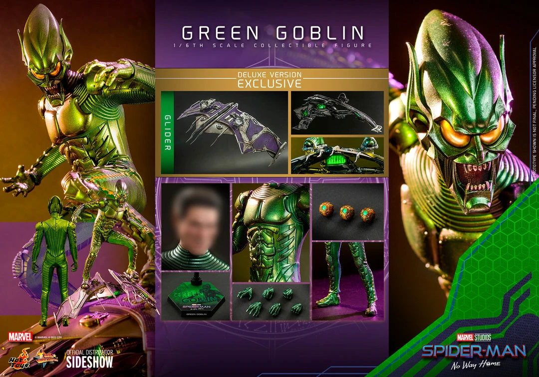 Hot Toys Movie Masterpiece 1/6 Scale Figure - Green Goblin Deluxe Version (Spider-Man: No Way Home) 21 Hot Toys Movie Masterpiece 1/6 Scale Figure - Green Goblin Deluxe Version (Spider-Man: No Way Home)