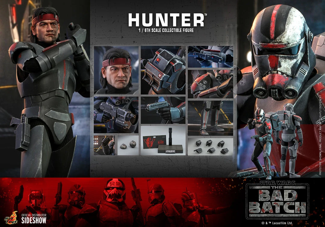 Hot Toys Sixth Scale Figure - Hunter (Star Wars: The Bad Batch) Pre-Orders 21 Hot Toys Sixth Scale Figure - Hunter (Star Wars: The Bad Batch) Pre-Orders