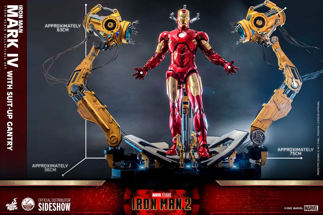 Pre-Orders Hot Toys Quarter Scale Series Diecast - Iron Man Mark IV With Suit-Up Gantry (Deluxe) 3 Pre-Orders Hot Toys Quarter Scale Series Diecast - Iron Man Mark IV With Suit-Up Gantry (Deluxe)