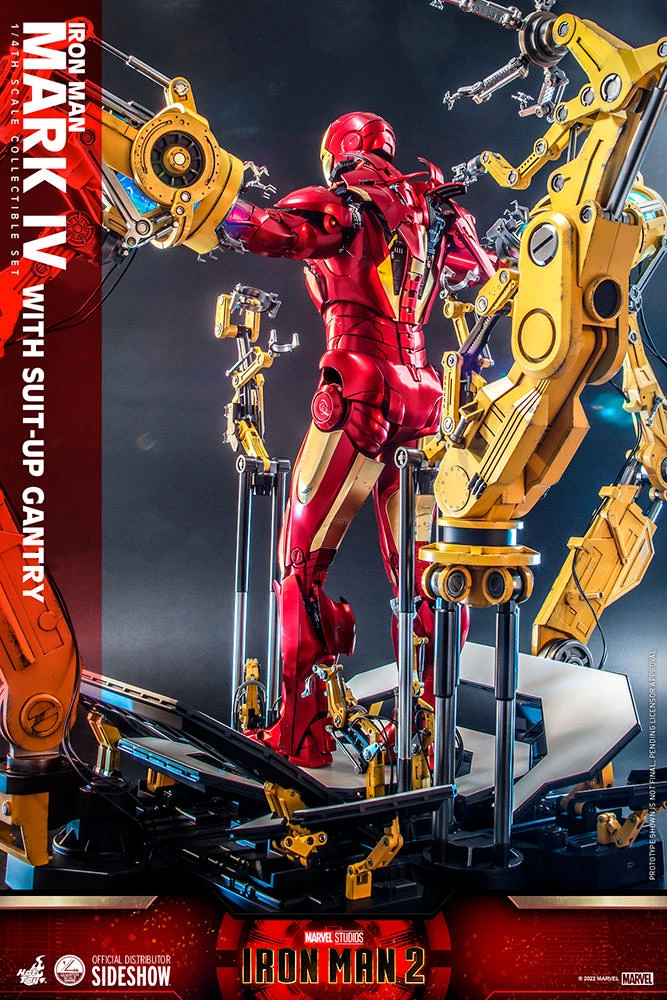 Pre-Orders Hot Toys Quarter Scale Series Diecast - Iron Man Mark IV With Suit-Up Gantry (Deluxe) 16 Pre-Orders Hot Toys Quarter Scale Series Diecast - Iron Man Mark IV With Suit-Up Gantry (Deluxe)