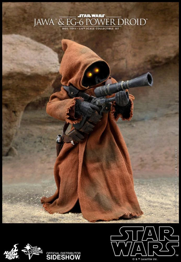 Hot Toys Movie Masterpiece 1/6 Scale Figure - Star Wars Episode IV: A New Hope - Jawa & EG-6 Power Droid Movies / TV / Sports 10 Hot Toys Movie Masterpiece 1/6 Scale Figure - Star Wars Episode IV: A New Hope - Jawa & EG-6 Power Droid Movies / TV / Sports