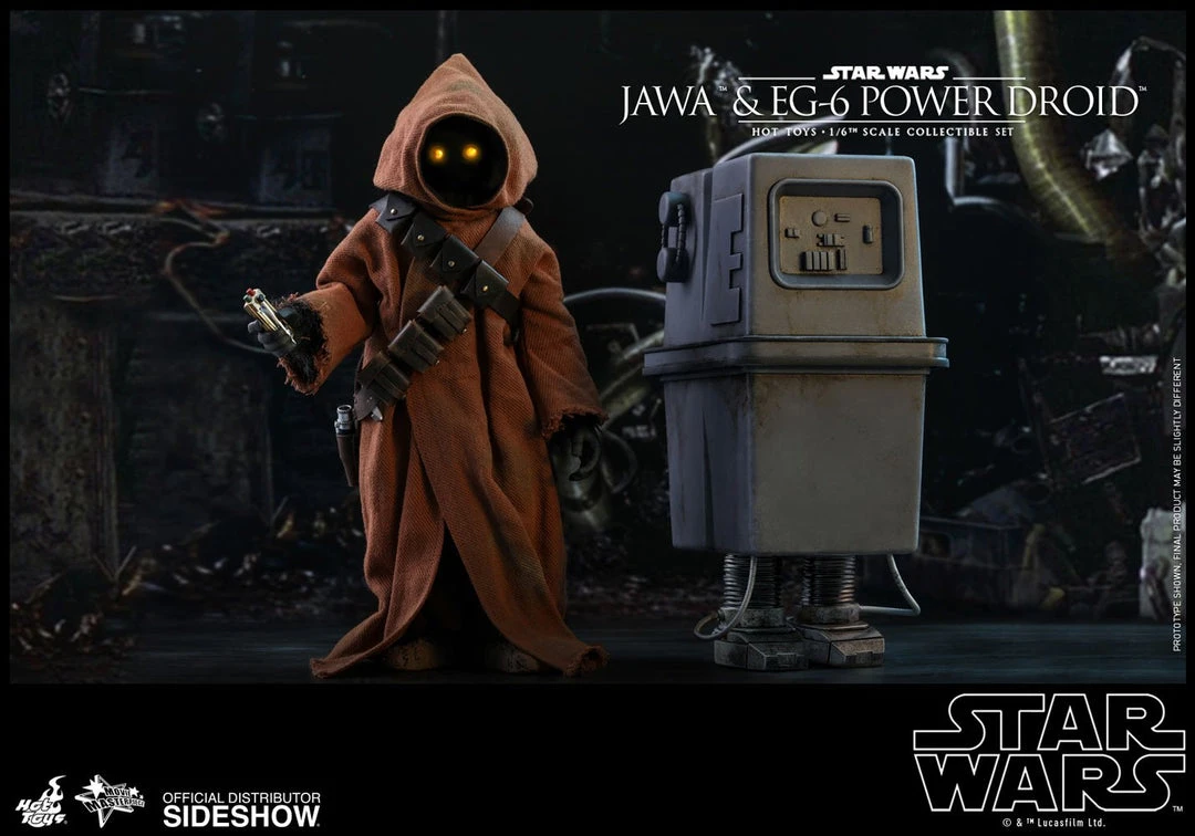 Hot Toys Movie Masterpiece 1/6 Scale Figure - Star Wars Episode IV: A New Hope - Jawa & EG-6 Power Droid Movies / TV / Sports 20 Hot Toys Movie Masterpiece 1/6 Scale Figure - Star Wars Episode IV: A New Hope - Jawa & EG-6 Power Droid Movies / TV / Sports