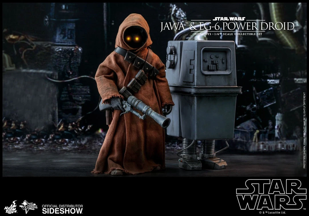 Hot Toys Movie Masterpiece 1/6 Scale Figure - Star Wars Episode IV: A New Hope - Jawa & EG-6 Power Droid Movies / TV / Sports 21 Hot Toys Movie Masterpiece 1/6 Scale Figure - Star Wars Episode IV: A New Hope - Jawa & EG-6 Power Droid Movies / TV / Sports