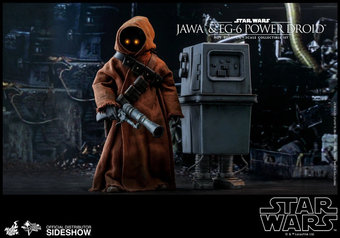 Hot Toys Movie Masterpiece 1/6 Scale Figure - Star Wars Episode IV: A New Hope - Jawa & EG-6 Power Droid Movies / TV / Sports 14 Hot Toys Movie Masterpiece 1/6 Scale Figure - Star Wars Episode IV: A New Hope - Jawa & EG-6 Power Droid Movies / TV / Sports