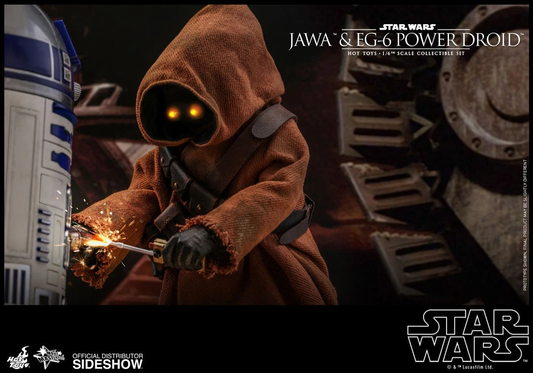 Hot Toys Movie Masterpiece 1/6 Scale Figure - Star Wars Episode IV: A New Hope - Jawa & EG-6 Power Droid Movies / TV / Sports 6 Hot Toys Movie Masterpiece 1/6 Scale Figure - Star Wars Episode IV: A New Hope - Jawa & EG-6 Power Droid Movies / TV / Sports