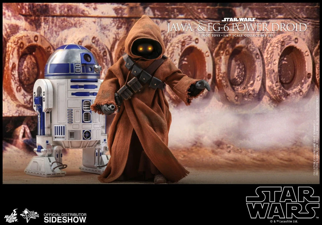 Hot Toys Movie Masterpiece 1/6 Scale Figure - Star Wars Episode IV: A New Hope - Jawa & EG-6 Power Droid Movies / TV / Sports 12 Hot Toys Movie Masterpiece 1/6 Scale Figure - Star Wars Episode IV: A New Hope - Jawa & EG-6 Power Droid Movies / TV / Sports