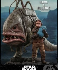 Pre-Orders Hot Toys - Kuiil & Blurrg™ Sixth Scale Figure (The Mandalorian)