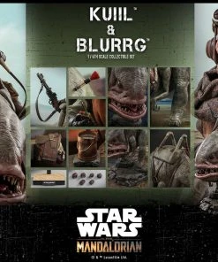 Pre-Orders Hot Toys - Kuiil & Blurrg™ Sixth Scale Figure (The Mandalorian)