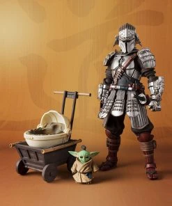Bandai Tamashii Nations Meisho Movie Realization Ronin Mandalorian & Grogu (Beskar Armor) Star Wars