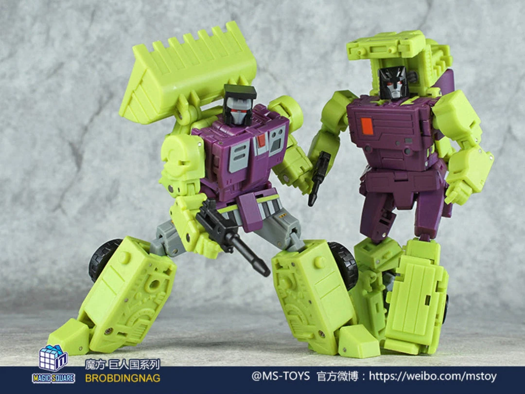 Magic Square MS-B37 & MS-B38 - Shovel Master & Roller Master (2-pack) Transformers 10 Magic Square MS-B37 & MS-B38 - Shovel Master & Roller Master (2-pack) Transformers