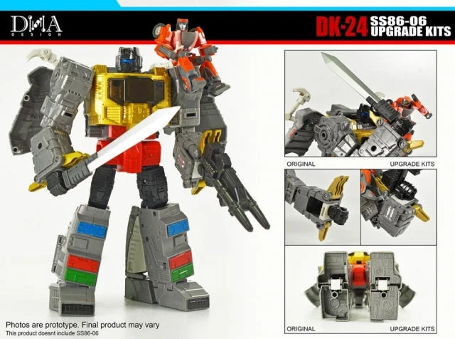 DNA Designs - DK-24 - Upgrade Kit For Transformers Studio Series 86-06 Grimlock & Wheelie 7 DNA Designs - DK-24 - Upgrade Kit For Transformers Studio Series 86-06 Grimlock & Wheelie