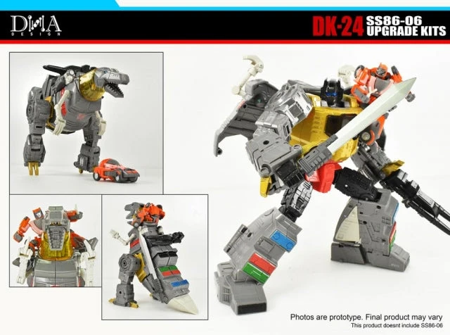 DNA Designs - DK-24 - Upgrade Kit For Transformers Studio Series 86-06 Grimlock & Wheelie 9 DNA Designs - DK-24 - Upgrade Kit For Transformers Studio Series 86-06 Grimlock & Wheelie