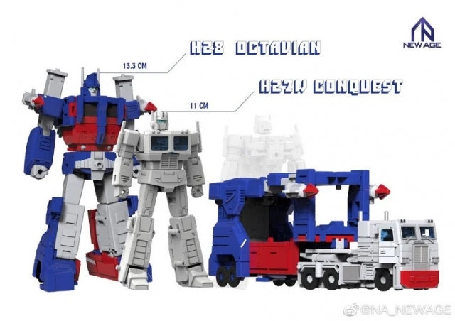 Transformers New Age Toys - The Legendary Heroes - H27W Conquest & H28 Octavian (Set Of 2) 17 Transformers New Age Toys - The Legendary Heroes - H27W Conquest & H28 Octavian (Set Of 2)