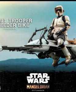 Hot Toys - The Mandalorian - Scout Trooper And Speeder Bike Movies / TV / Sports