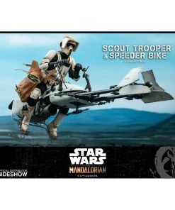 Hot Toys - The Mandalorian - Scout Trooper And Speeder Bike Movies / TV / Sports