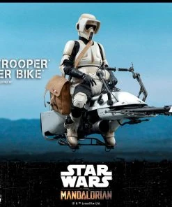 Hot Toys - The Mandalorian - Scout Trooper And Speeder Bike Movies / TV / Sports