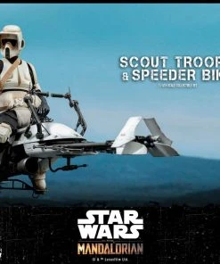 Hot Toys - The Mandalorian - Scout Trooper And Speeder Bike Movies / TV / Sports