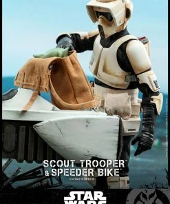 Hot Toys - The Mandalorian - Scout Trooper And Speeder Bike Movies / TV / Sports
