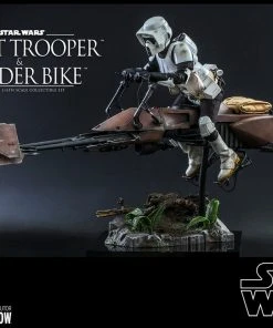 Hot Toys Movie Masterpiece - 1/6 Scale Scout Trooper And Speeder Bike (Episode VI: Return Of The Jedi)