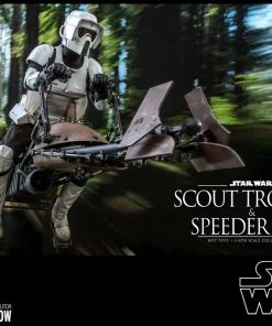 Hot Toys Movie Masterpiece - 1/6 Scale Scout Trooper And Speeder Bike (Episode VI: Return Of The Jedi)