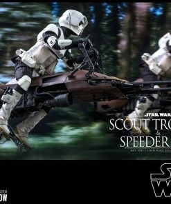 Hot Toys Movie Masterpiece - 1/6 Scale Scout Trooper And Speeder Bike (Episode VI: Return Of The Jedi)