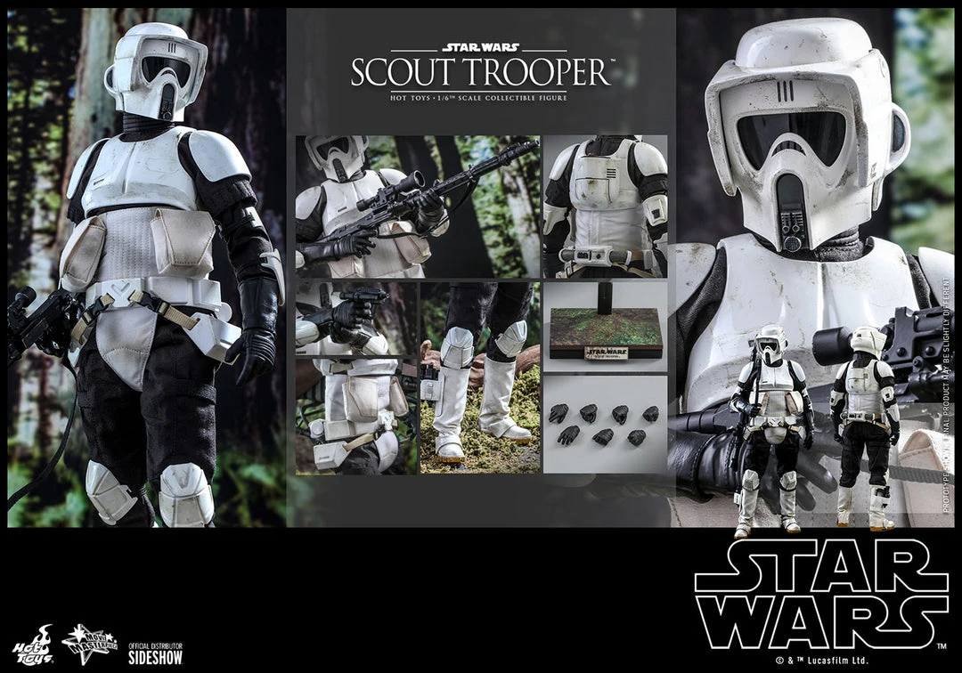 Hot Toys Movie Masterpiece - 1/6 Scale Scout Trooper (Star Wars Episode VI: Return Of The Jedi) 16 Hot Toys Movie Masterpiece - 1/6 Scale Scout Trooper (Star Wars Episode VI: Return Of The Jedi)