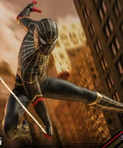 Comics Hot Toys Movie Masterpiece 1/6 Scale Figure - Spider-Man (Black & Gold Suit) - Spider-Man: No Way Home