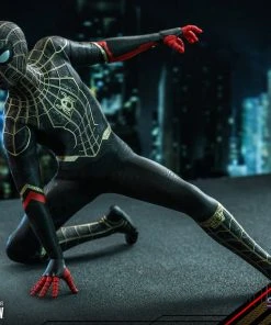 Comics Hot Toys Movie Masterpiece 1/6 Scale Figure - Spider-Man (Black & Gold Suit) - Spider-Man: No Way Home